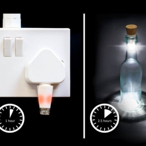 Bottle LED Rechargeable Outdoor Lamp Free