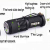 Mini Black Waterproof LED Flashlight