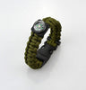 5 in 1 Survival Flint Fire Starter Paracord Whistle
